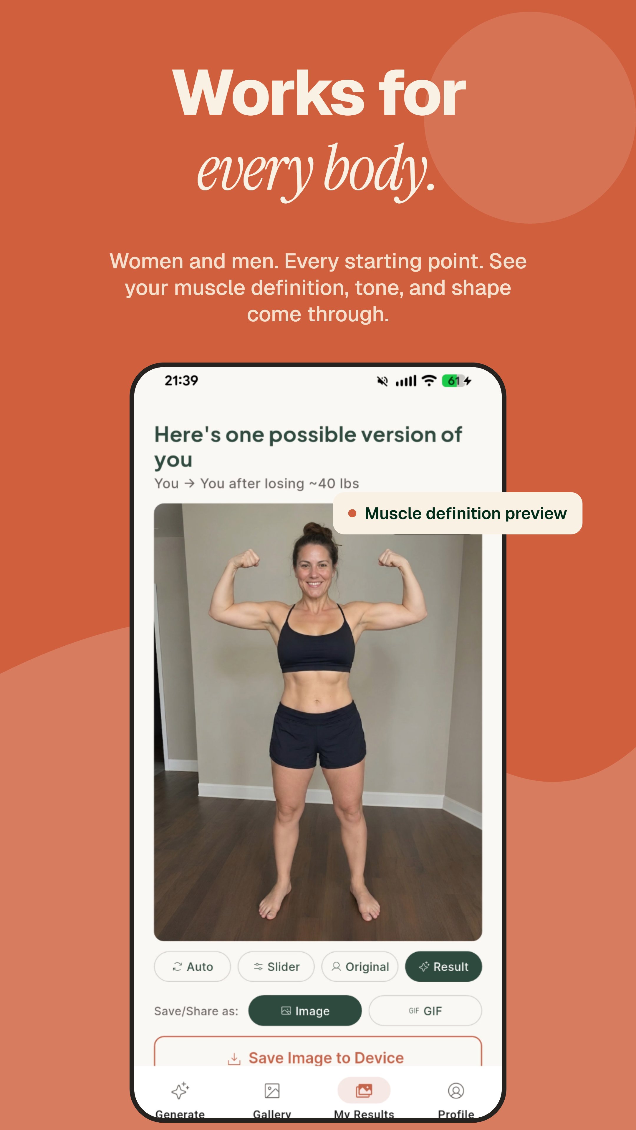 Prevyu works for every body - women and men results